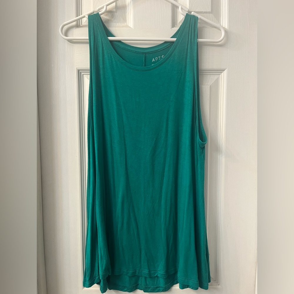 Green tank top
